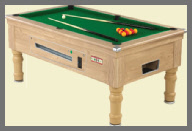 New Coin Operated Pool Tables